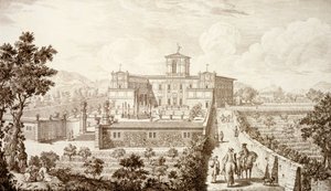 Veduta della Villa di Montughi, da 